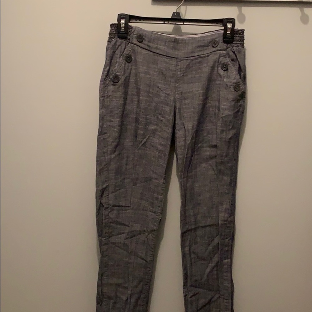 Gray Cotton Dress Pants (5)